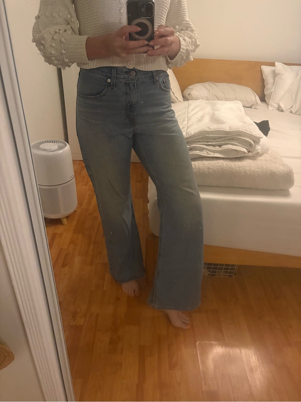 Levi's Light Blue Boot-Cut Jeans
